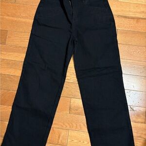 Elegant Black Wide Leg Jeans for Women